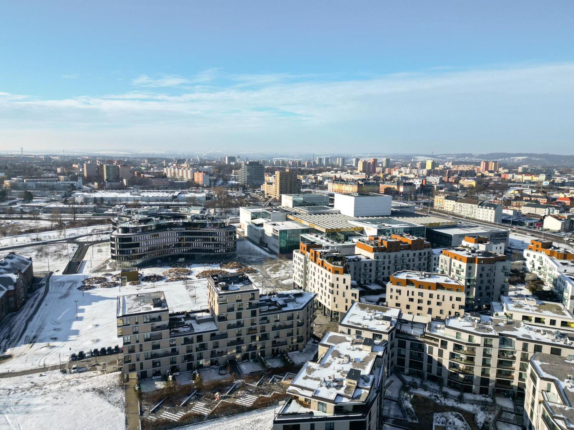 Bnb New Beautiful Apartment In The Center Of Ostrava With Option Garage Parking Eksteriør bilde